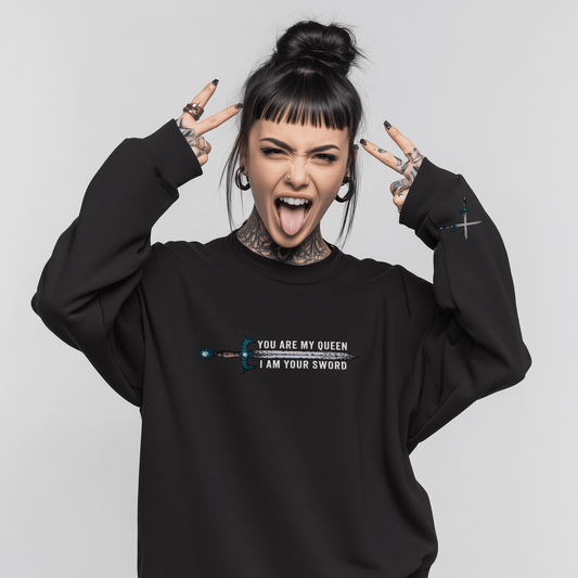 You Are My Queen Sweatshirt | Official Penn Cole Merchandise - Starry Skies Austin