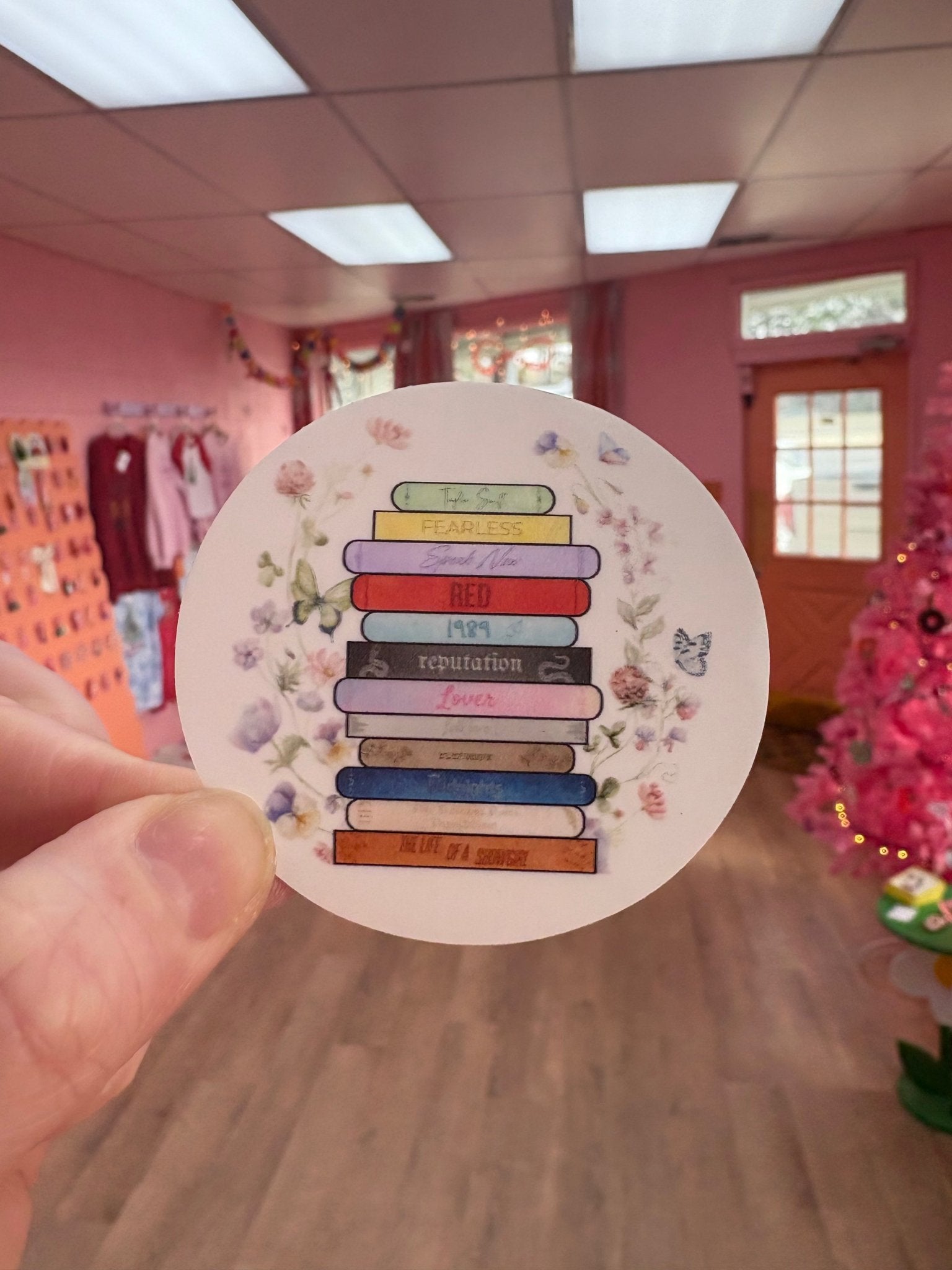 12 Eras As Books Sticker - Starry Skies Austin