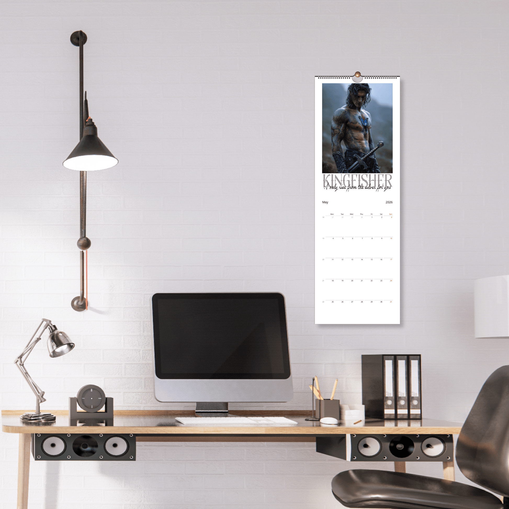 2026 Shadow Daddy Book Boyfriend Wall Calendar - Starry Skies Austin