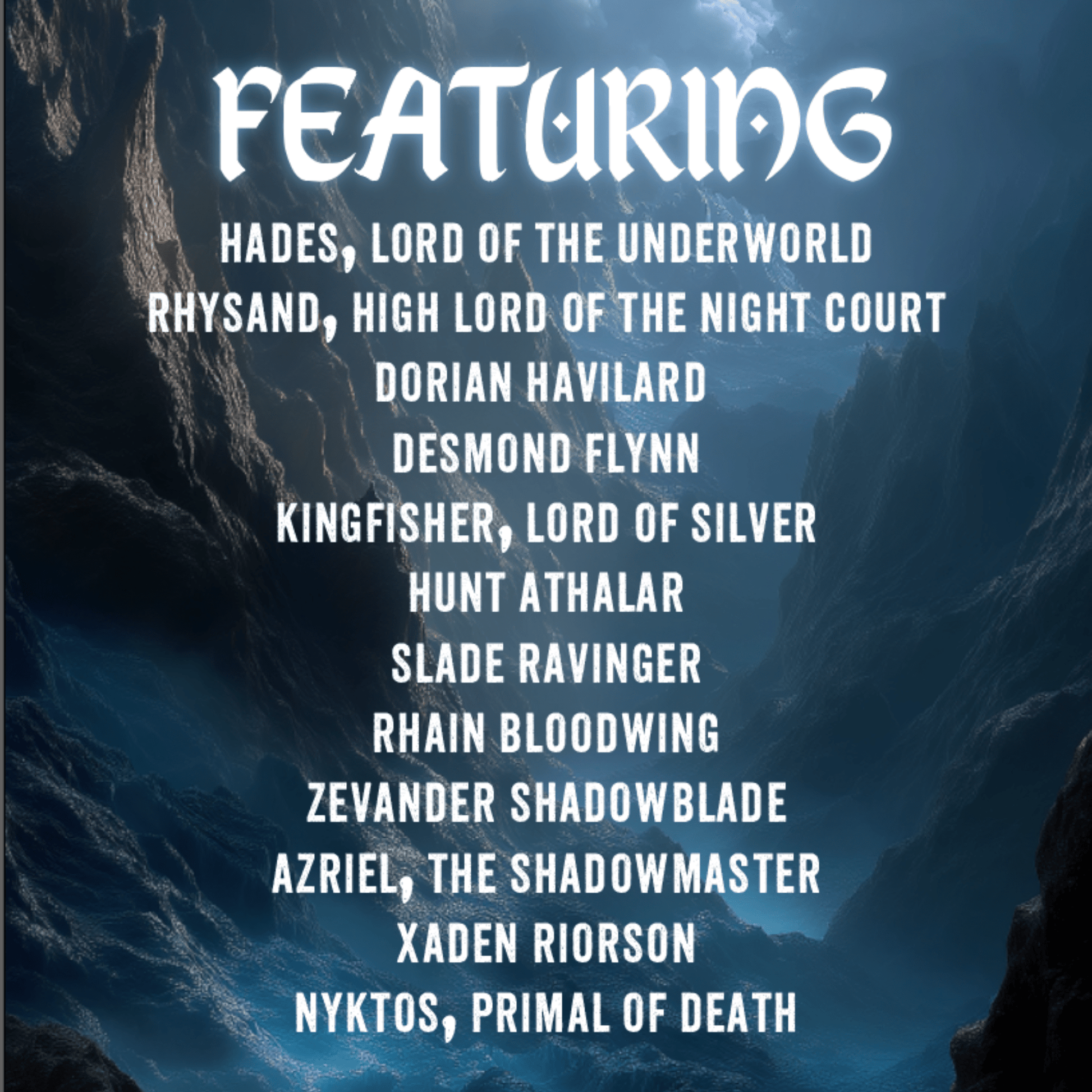 2026 Shadow Daddy Book Boyfriend Wall Calendar - Starry Skies Austin