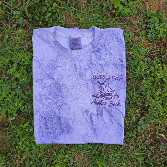 Oops! I Got Another Book Embroidered Shirt