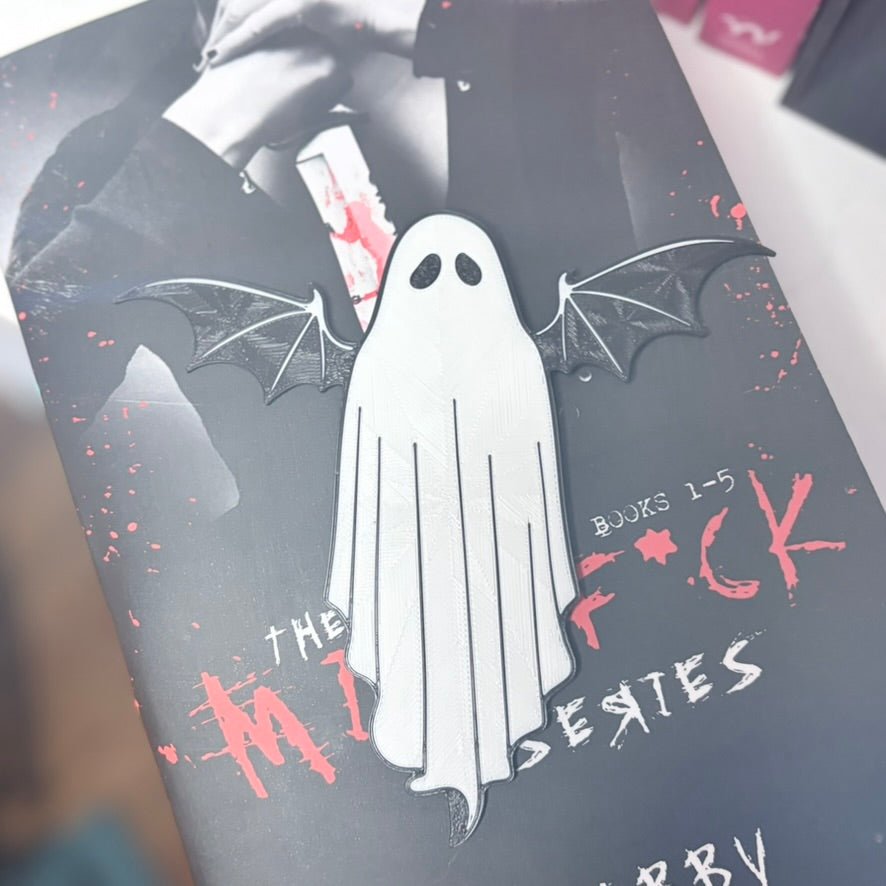 3d Printed Bat Boy Ghost Bookmark - Starry Skies Austin