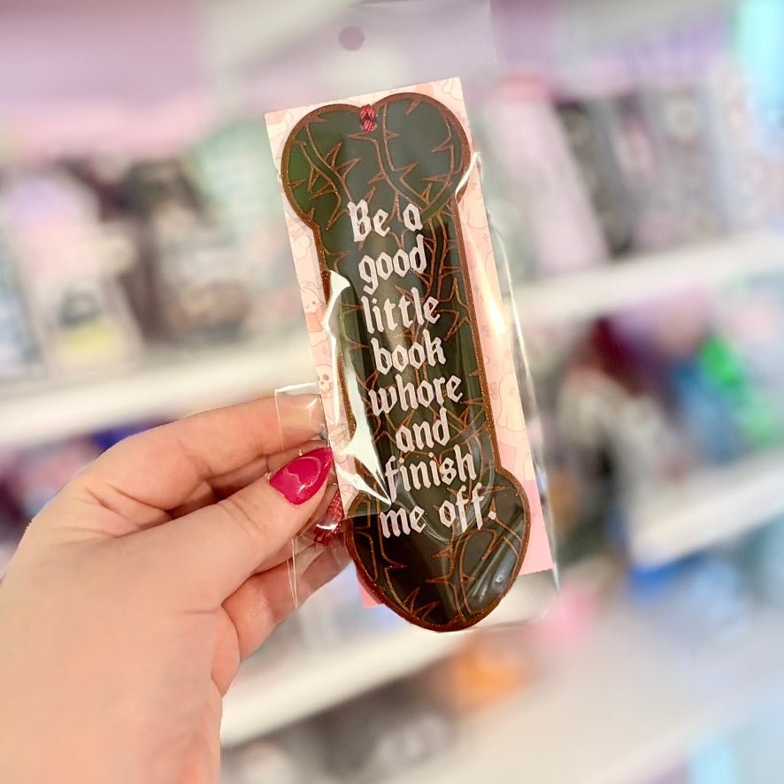 3d Printed Be a Good Little Book Whore and Finish Me Off Bookmark - Starry Skies Austin