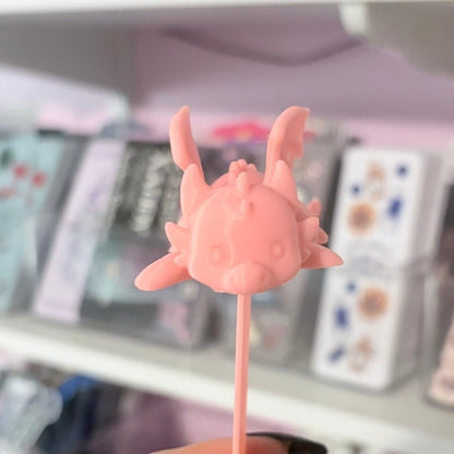 3D Printed Chibi Dragon Bookmark | Cute Book Accessory - Starry Skies Austin