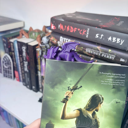3D Printed Chibi Dragon Bookmark | Cute Book Accessory - Starry Skies Austin