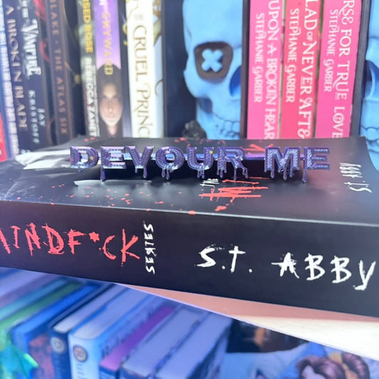 3D Printed Devor Me Words Bookmark | Cute Book Accessory - Starry Skies Austin