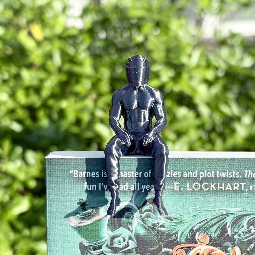 3D Printed Hot Biker Bookmark | Cute Book Accessory - Starry Skies Austin