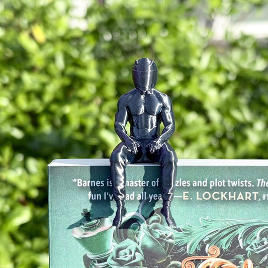 3D Printed Hot Biker Bookmark | Cute Book Accessory - Starry Skies Austin