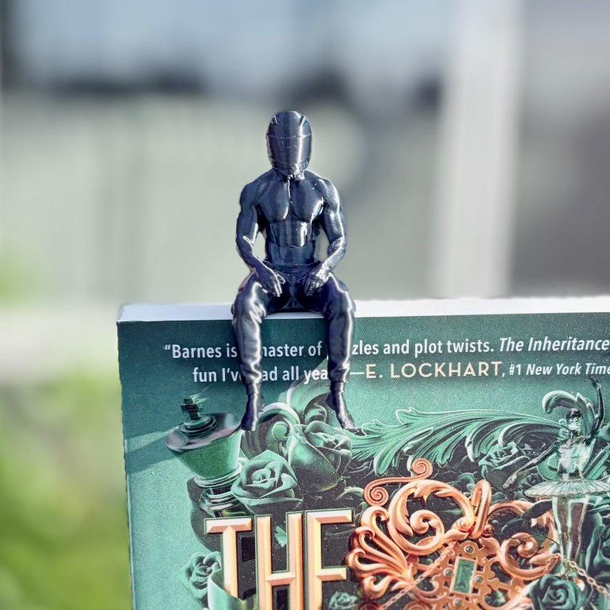 3D Printed Hot Biker Bookmark | Cute Book Accessory - Starry Skies Austin
