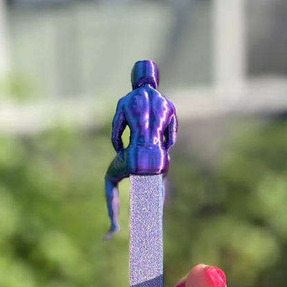 3D Printed Hot Biker Bookmark | Cute Book Accessory - Starry Skies Austin