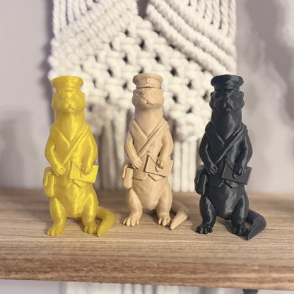 3d Printed Mail Otter Bookshelf Decor - Starry Skies Austin