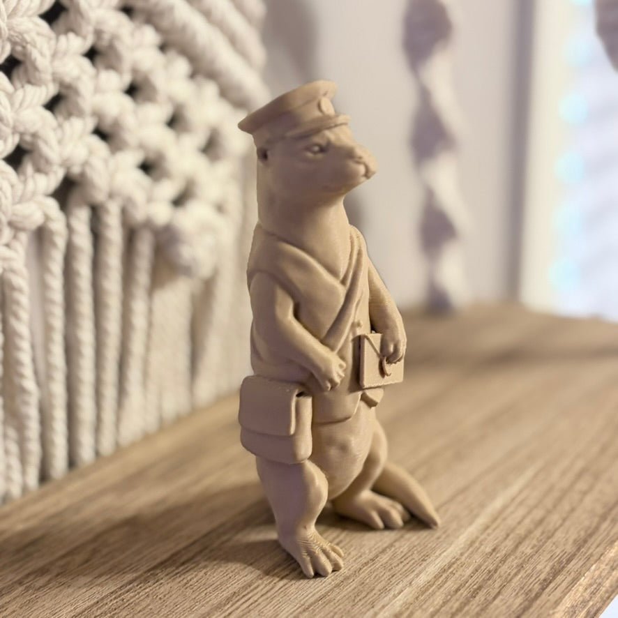 3d Printed Mail Otter Bookshelf Decor - Starry Skies Austin