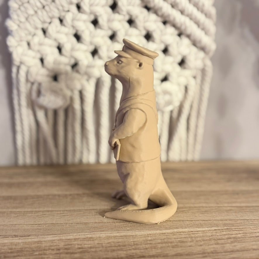 3d Printed Mail Otter Bookshelf Decor - Starry Skies Austin