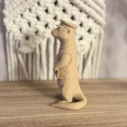 3d Printed Mail Otter Bookshelf Decor - Starry Skies Austin
