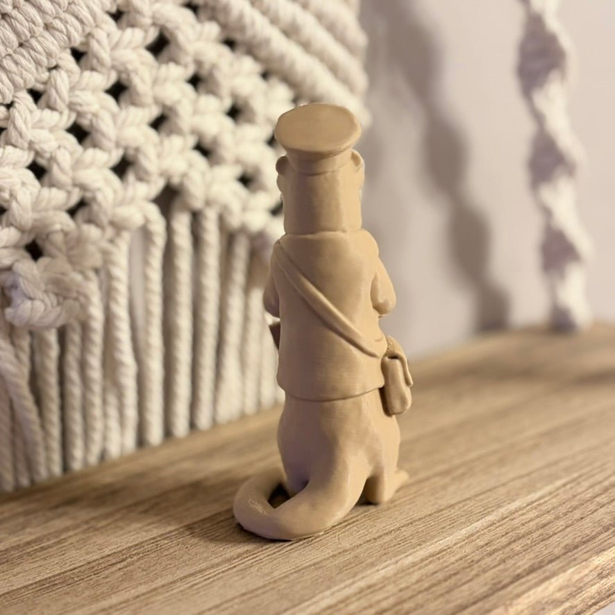 3d Printed Mail Otter Bookshelf Decor - Starry Skies Austin