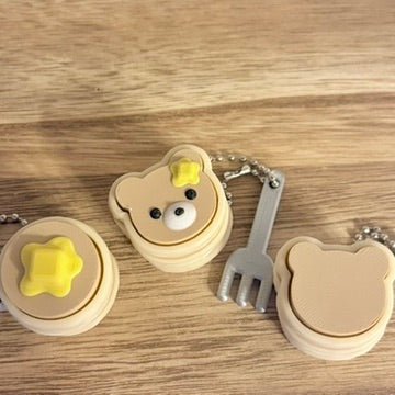 3d Printed Pancakes Fidget Clicker - Starry Skies Austin