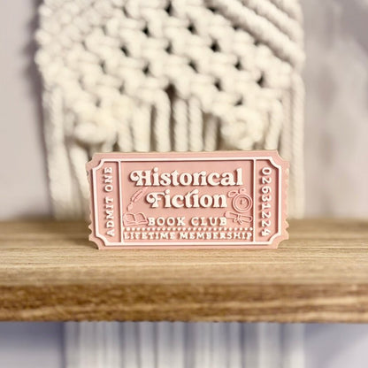 3d Printed Shelf Trope Ticket - Historical Fiction Book Club - Starry Skies Austin