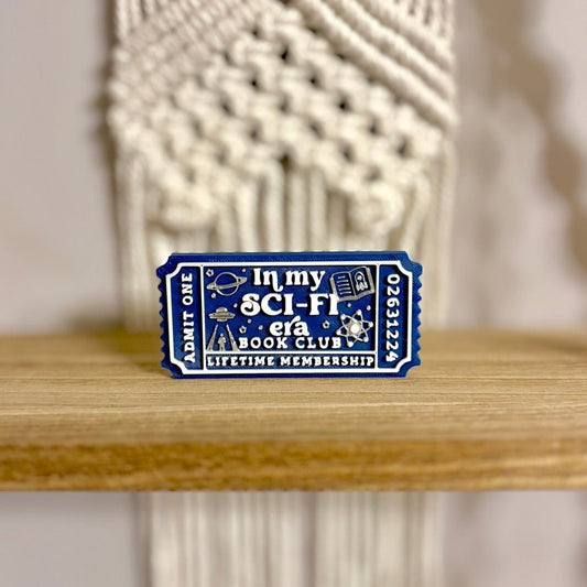 3d Printed Shelf Trope Ticket - In My Sci-Fi Era - Starry Skies Austin