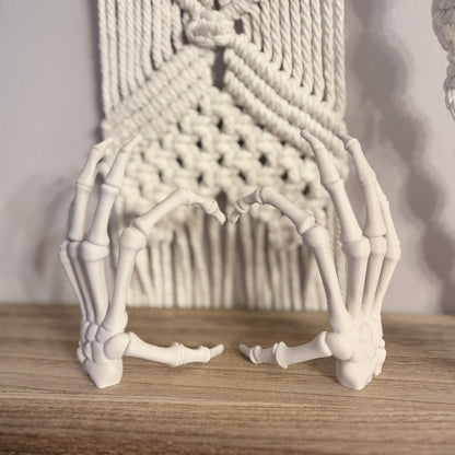 3d Printed Skeleton Hands Bookshelf Decor - Starry Skies Austin