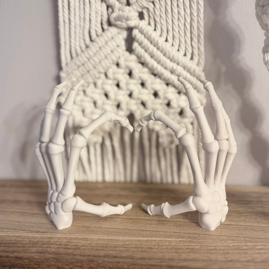 3d Printed Skeleton Hands Bookshelf Decor - Starry Skies Austin