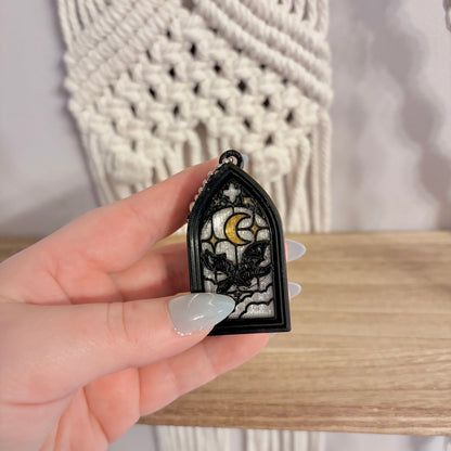 3d Printed Stained Glass Window Fidget Clicker - Starry Skies Austin