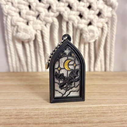 3d Printed Stained Glass Window Fidget Clicker - Starry Skies Austin