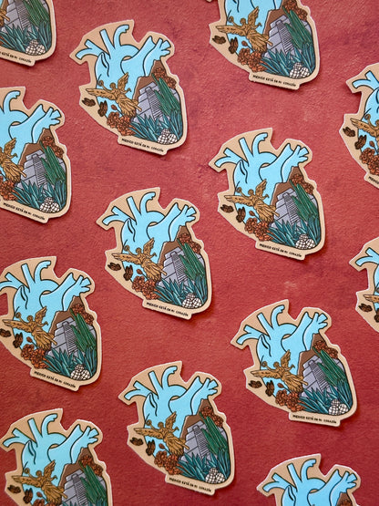 Mexico Corazon Sticker