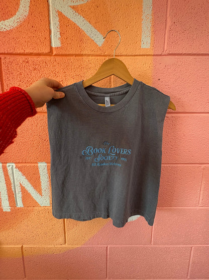 "The Book Lovers Society" Embroidered Shirt