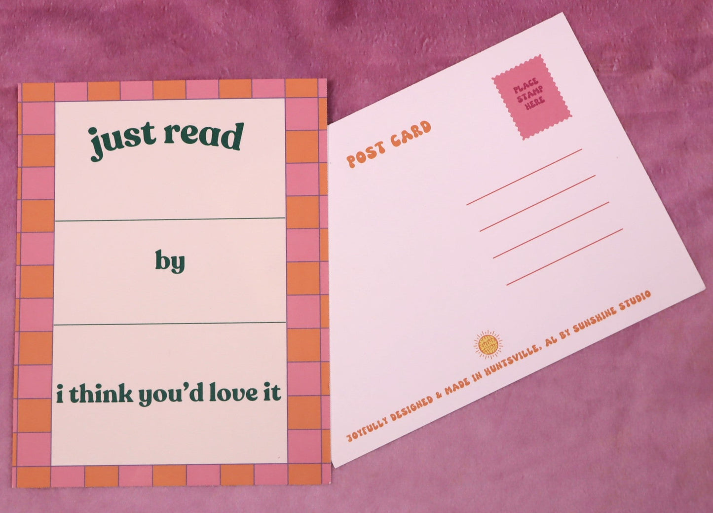 Book Recommendation Postcard 4 pack