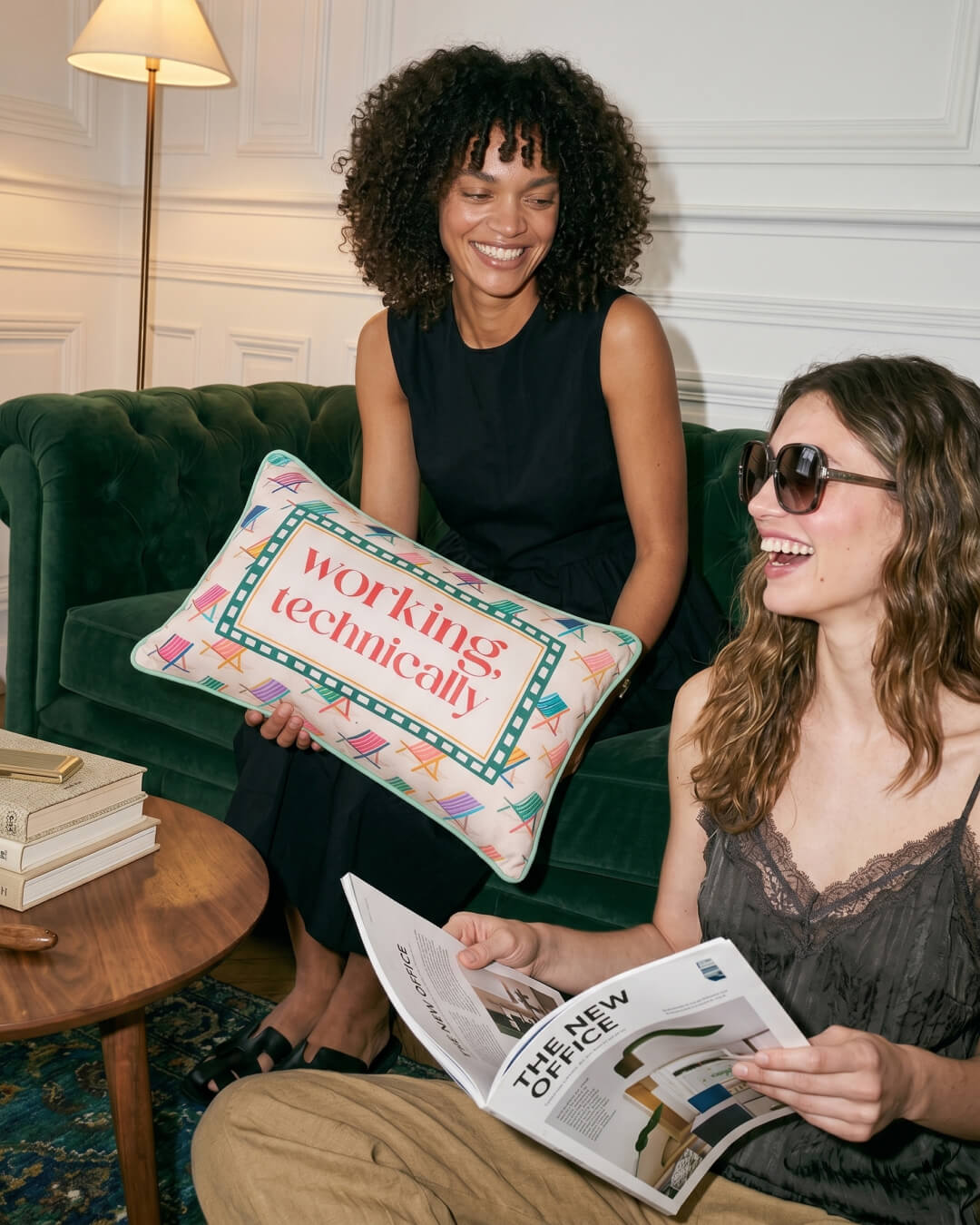 working technically pillow