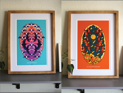Mexican Bat Migration - Limited Edition Art Prints