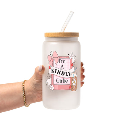 Bookish Reader Glass Cup, Mug & Tumbler with Lid and Straw