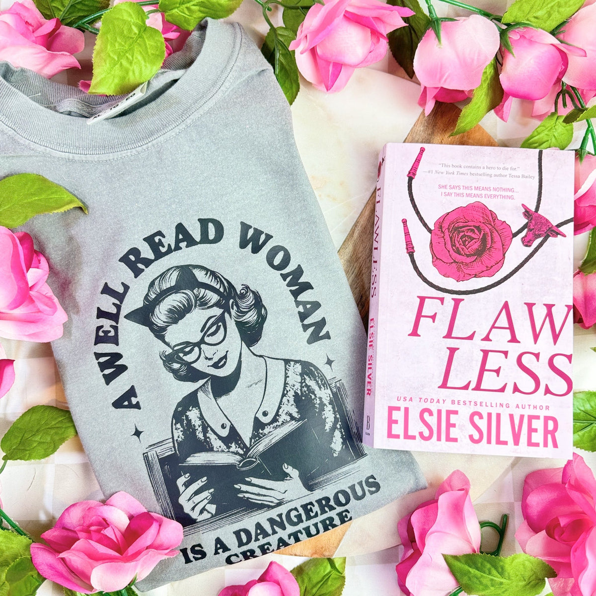 A Well Read Woman Is A Dangerous Creature Heavyweight Comfort Colors Shirt - Starry Skies Austin