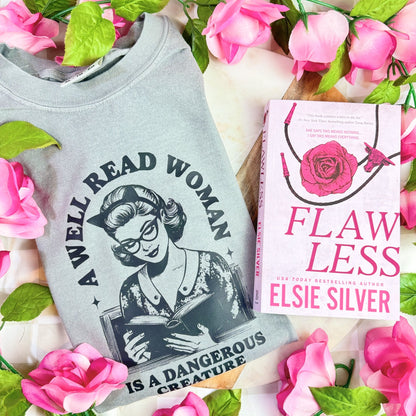 A Well Read Woman Is A Dangerous Creature Heavyweight Comfort Colors Shirt - Starry Skies Austin