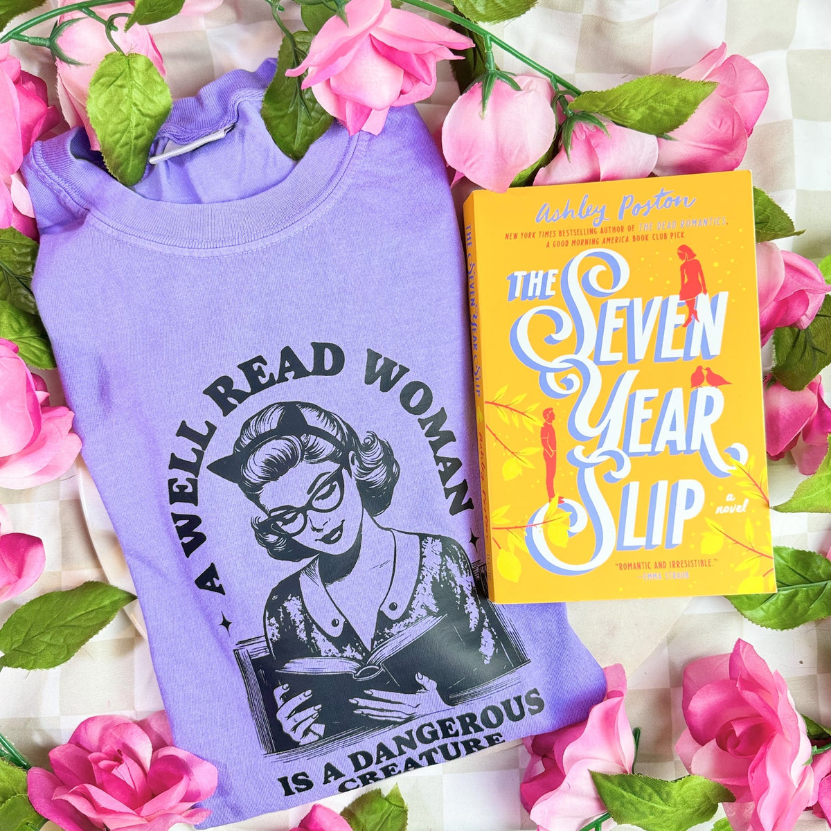 A Well Read Woman Is A Dangerous Creature Heavyweight Comfort Colors Shirt - Starry Skies Austin