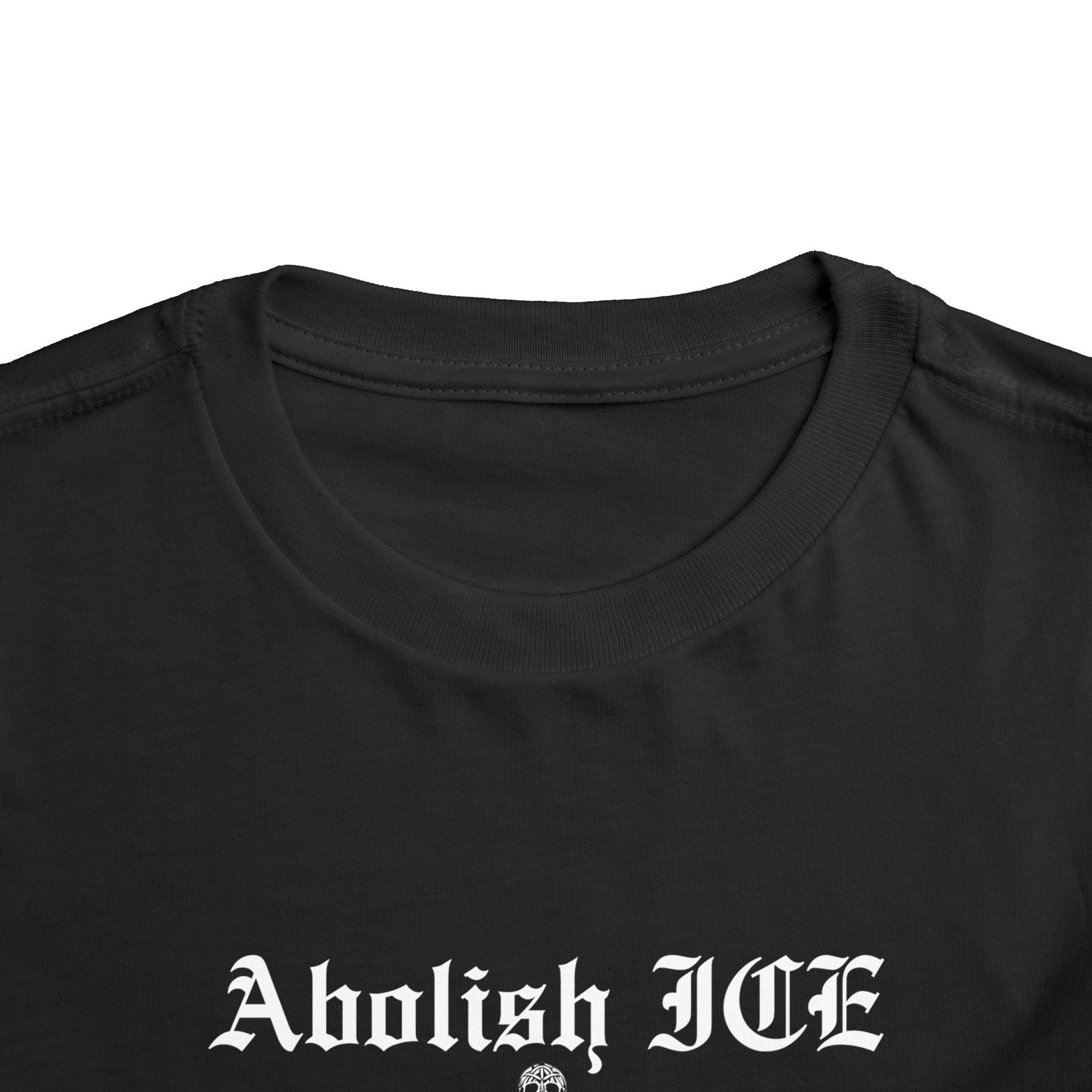 Abolish ICE Skeleton Knight Toddler Graphic Tee - Starry Skies Austin