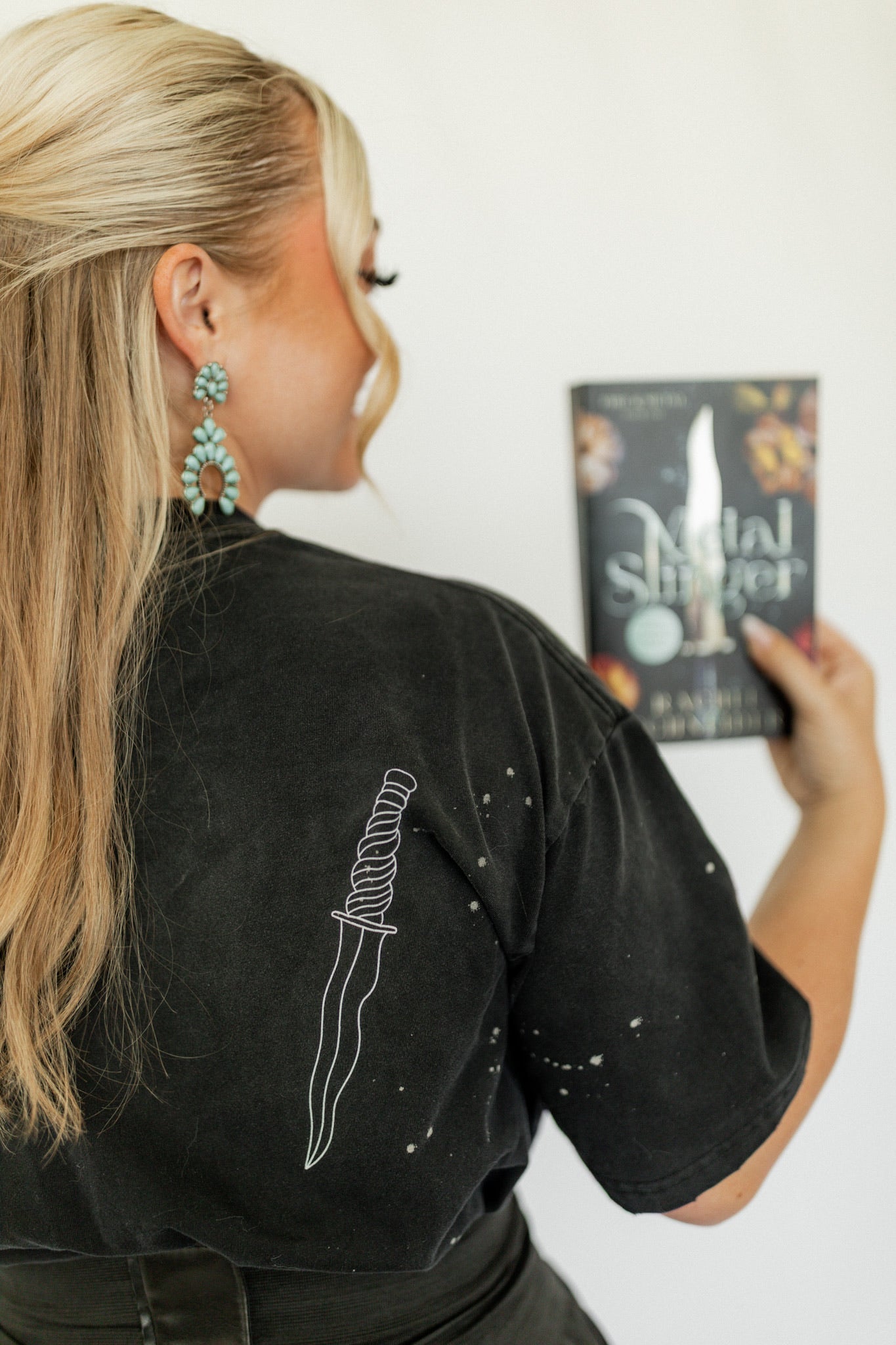 Acker Metal Slinger Distressed tee - Starry Skies Austin