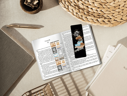 ACOTAR Courts Inspired Dual-Sided Cardstock Bookmark - Starry Skies Austin