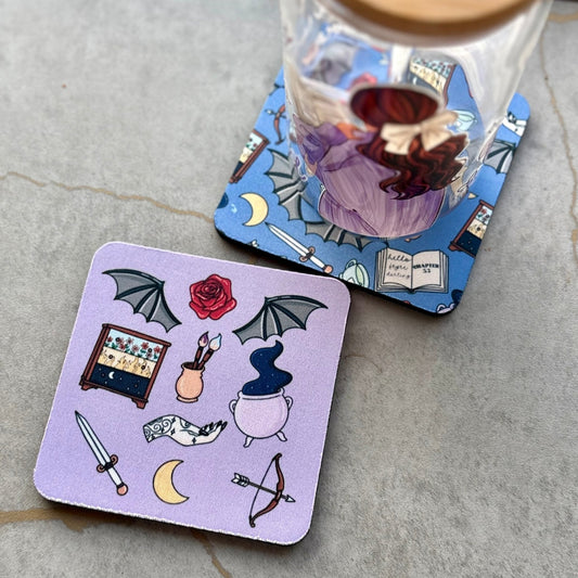 ACOTAR Symbol Coasters - Set of 2 - Starry Skies Austin