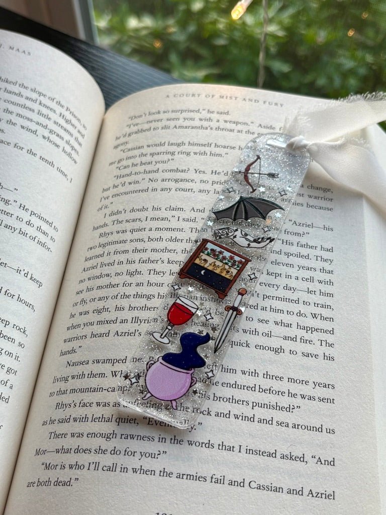ACOTAR Symbols Acrylic Bookmark - Starry Skies Austin