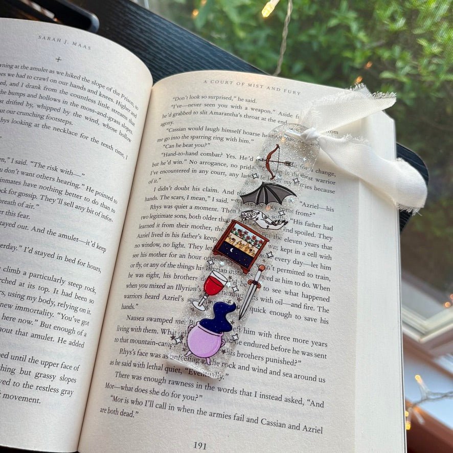ACOTAR Symbols Acrylic Bookmark - Starry Skies Austin