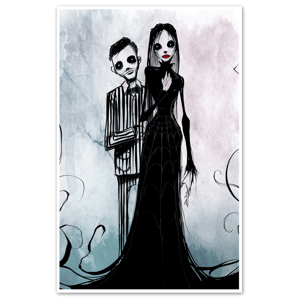Addams Print - Starry Skies Austin