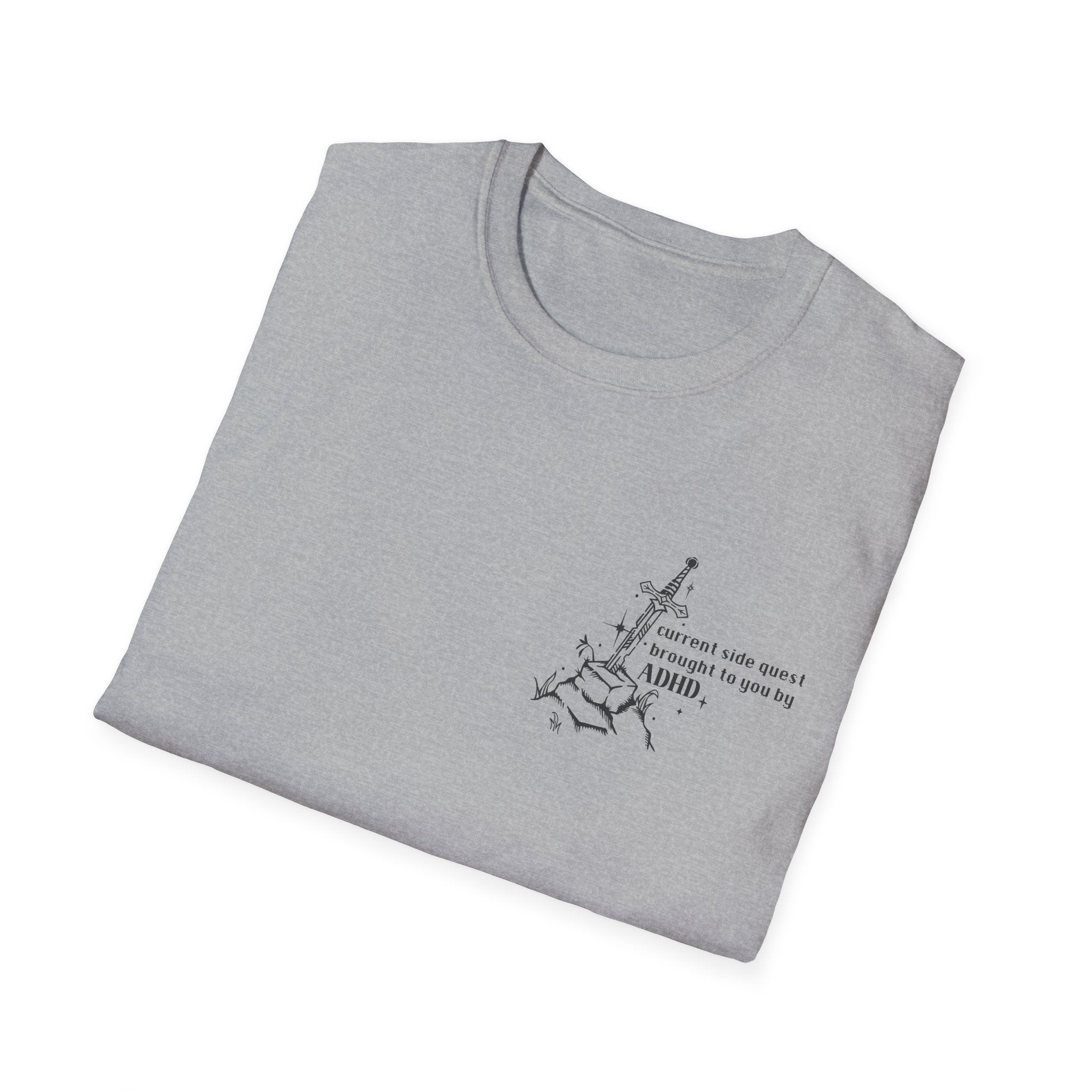 ADHD Sidequest Softstyle Tee - Starry Skies Austin