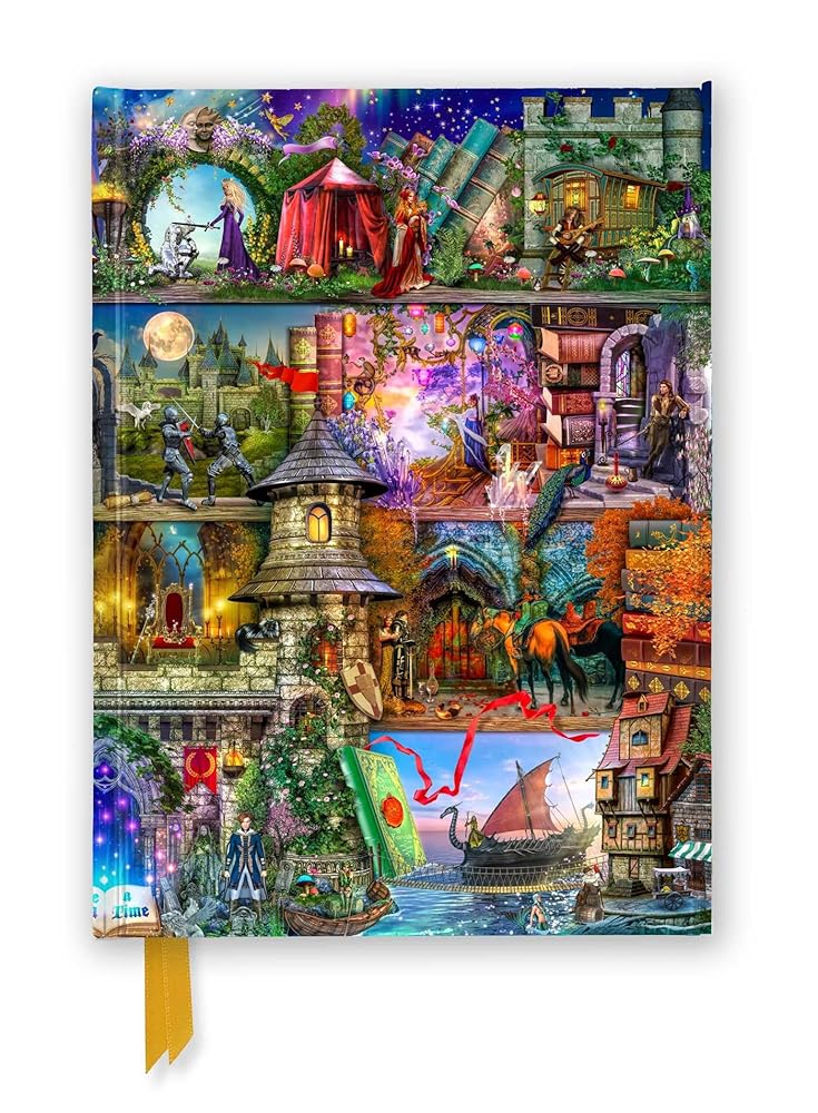 Aimee Stewart: Once Upon a Fairy Tale (Foiled Journal) (Flame Tree Notebooks) by Flame Tree Studio - Starry Skies Austin