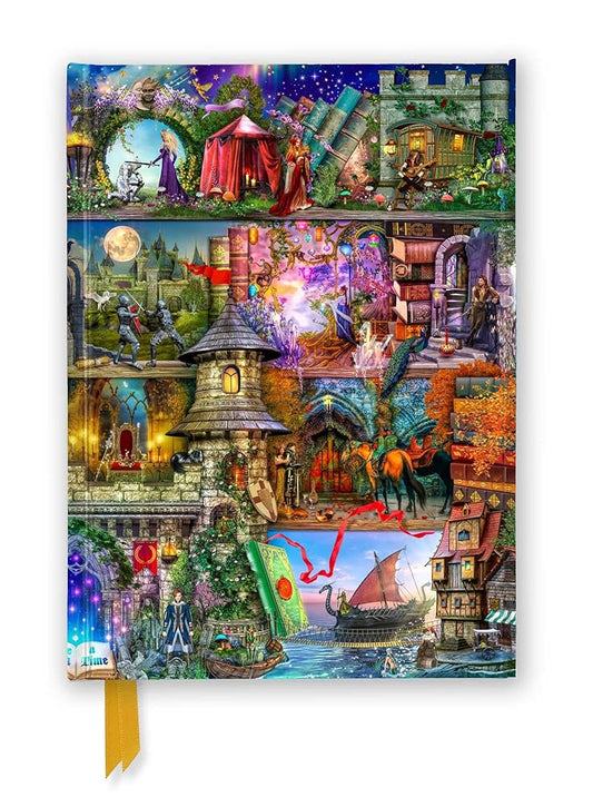 Aimee Stewart: Once Upon a Fairy Tale (Foiled Journal) (Flame Tree Notebooks) by Flame Tree Studio - Starry Skies Austin