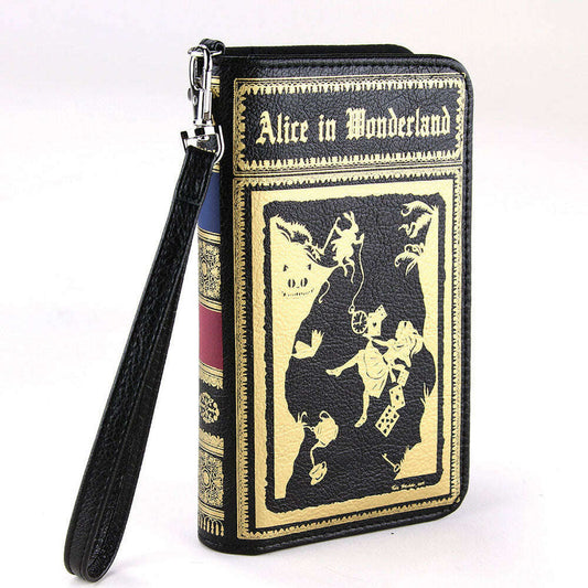 Alice In Wonderland Book Wallet Wristlet - Starry Skies Austin