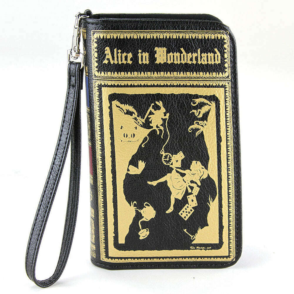 Alice In Wonderland Book Wallet Wristlet - Starry Skies Austin