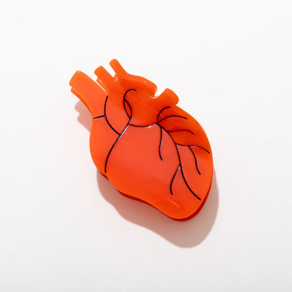 Anatomical Heart Hair Claw - Starry Skies Austin