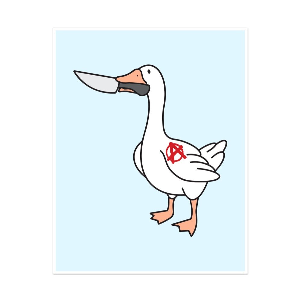 Angry Goose Unframed Art Print - Starry Skies Austin