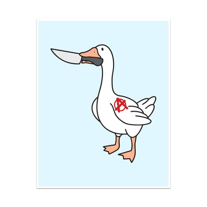 Angry Goose Unframed Art Print - Starry Skies Austin